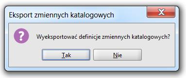 zmiennych katalgwych. 3.