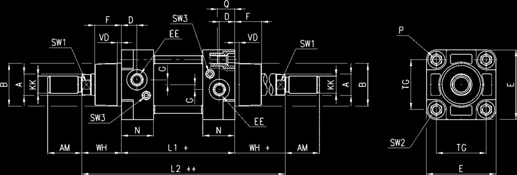 .. ø XV1 ± 2XV2 ± 2 XV3 ± 2 f TM h14 h TD e9 TL h14 UW R 160