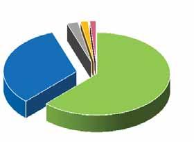 Rys. 1. Struktura zbiorowych zatru /zaka e pokarmowych wed ug czynnika zaka nego w woj. wielkopolskim w 2016 r. 9; 2% 6; 2% 5; 1% 9; 2% 6; 2% 5; 1% 120; 33% 120; 33% 230; 62% 230; 62% Salmonella spp.