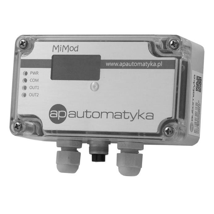 wyjściami analogowymi oraz interfejsem RS485 (MODBUS