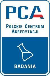 ZAKRES AKREDYTACJI LABORATORIUM BADAWCZEGO Nr AB 286 wydany przez POLSKIE CENTRUM AKREDYTACJI 01-382 Warszawa ul. Szczotkarska 42 Wydanie nr 24 Data wydania: 7 września 2018 r.