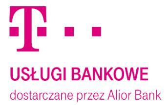 Dokument dotyczący opłat z tytułu usług związanych z rachunkiem płatniczym Nazwa podmiotu prowadzącego rachunek: T-Mobile Usługi Odział Al