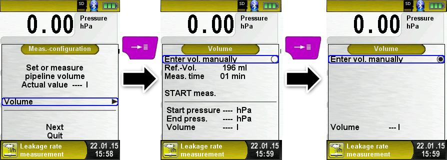 Czarna czcionka wskazuje na gotowość urządzenia pomiarowego do pracy. Zerowanie wartości ciśnienia można również uruchomić ręcznie z menu głównego, wybierając opcję Punkt Zero.