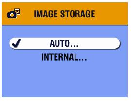WYBÓR PAMIĘCI WEWNĘTRZNEJ APARATU LUB ZEWNĘTRZNEJ KARTY PAMIĘCI MMC/ SD Aparat umożliwia dwa sposoby zapisywania zdjęć i filmów: Pamięć wewnętrzna (Internal Memory) Umożliwia przechowanie 16MB Karta