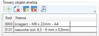 Wszystkie informacje niezbędne programiście baz danych znajdują się pod opisem Kod pomocniczy do tworzenia zapytania.