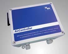 W połączeniu z systemem Airtracker pozwala na przeprowadzenie działań takich jak: sterowanie wentylatorami, urządzeniami filtrowentylacyjnymi, systemami napowietrzania i