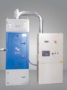 64 3. Centralne systemy filtrowentylacyjne FILTERCUBE Systemy średnio-/wysokopodciśnieniowe Przeznaczenie Punktowe wychwytywanie zanieczyszczeń powietrza za pomocą przewodów wężowych i dysz o małej
