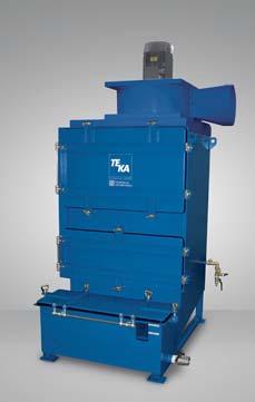76 3. Centralne systemy filtrowentylacyjne Wirowy separator mokry Przeznaczenie Filtracja pyłu ze szlifowania w wykonaniu specjalnym dla pyłu ze szlifowania aluminium.
