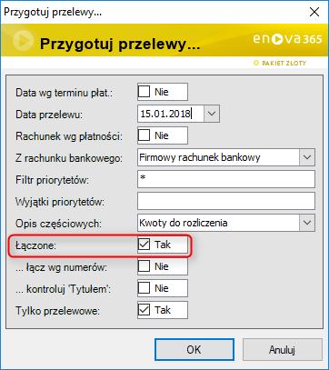 Przelew ZUS Flaga zaznaczana jest automatycznie, jeżeli jako kontrahent na przelewie zostanie wskazany Urząd - Zakład Ubezpieczeń Społecznych.