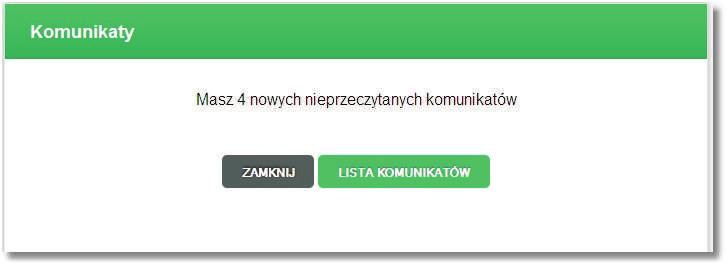 Rozdział 12 Komunikaty Przycisk [Usuń komunikat] powoduje wykasowanie komunikatu z listy, przycisk [Nie usuwaj] to powrót do listy komunikatów.