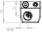 Nagrzewnice Typ M i L Typ M50 i M50L od 2200 Watt do 7400 Watt Dane techniczne Nagrzewnica typ M50-2200 M50-3700 M50-4500 M50L - 4600 M50L - 6100 Nr zamów.