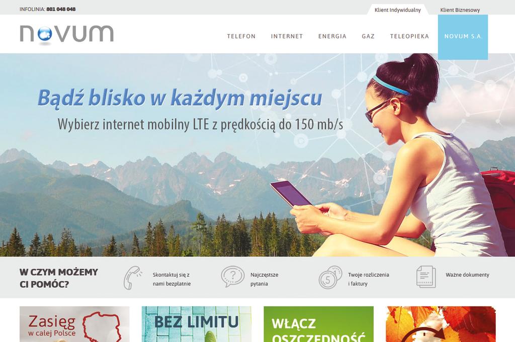 t-novum.pl W serwisie żadna z grafik nie została poprawnie opisana tekstem alternatywnym. Jest to szczególnie istotne dla tych, które są odnośnikami.