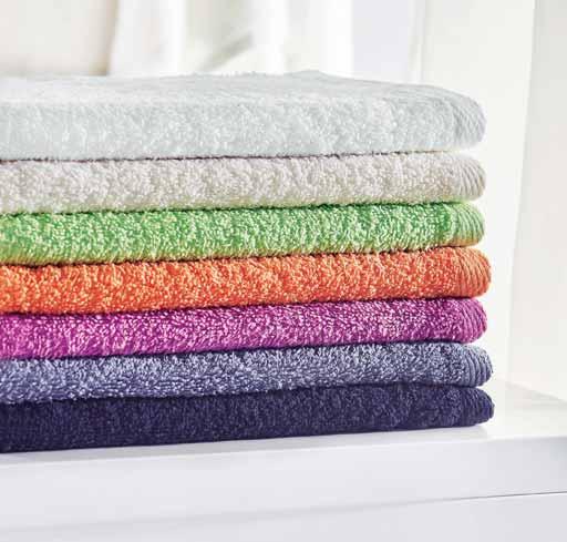 Linia ręczników wykonanych z bawełny
