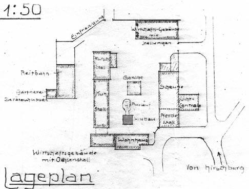 IVO ŁABOREWICZ Ryc. 3. Plan zabudowań folwarku Paulinum 1925 r. również właściciel dóbr rycerskich w Pogwizdowie.