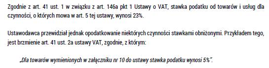 Stawka Pakiet VAT paliwowy dla dostaw - olejów ZMIANY