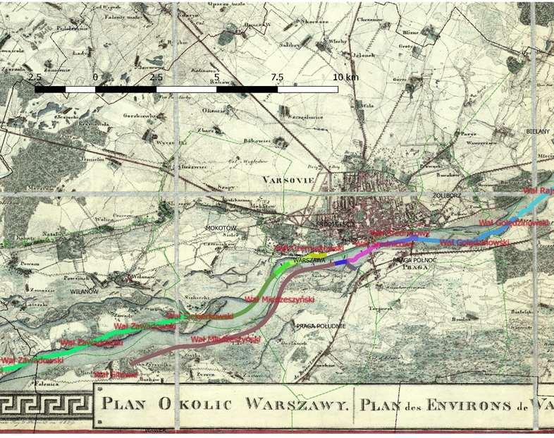 Zabezpieczenie przeciwpowodziowe m. st. Warszawy Rzeki w stanie naturalnym zmieniają trasę swojego koryta. Nie inaczej było z Wisłą.
