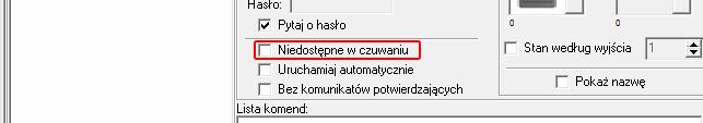 opcję PYTAJ O HASŁO. 6.