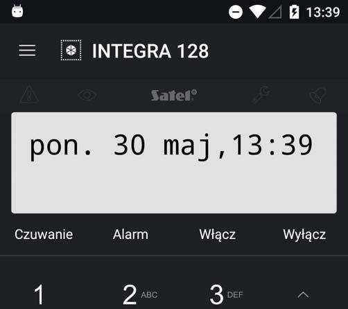 SATEL ETHM-1 Plus 37 komunikacja przez serwer SATEL: adres MAC modułu, ID modułu i klucz kodowania danych (KLUCZ GUARDX).