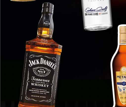 55 WHISKEY JACK DANIEL S 40% 1 L sprzedaż po 29226131 METAXA 7* 40% 700 ML