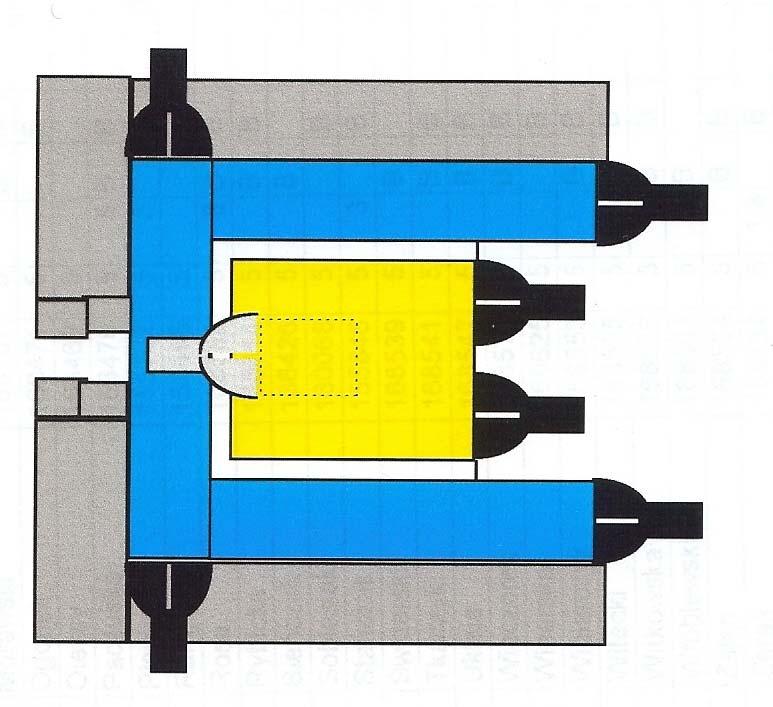 Detektor NaI z osłonami Pb Scyntylator plastikowy NaI LiH