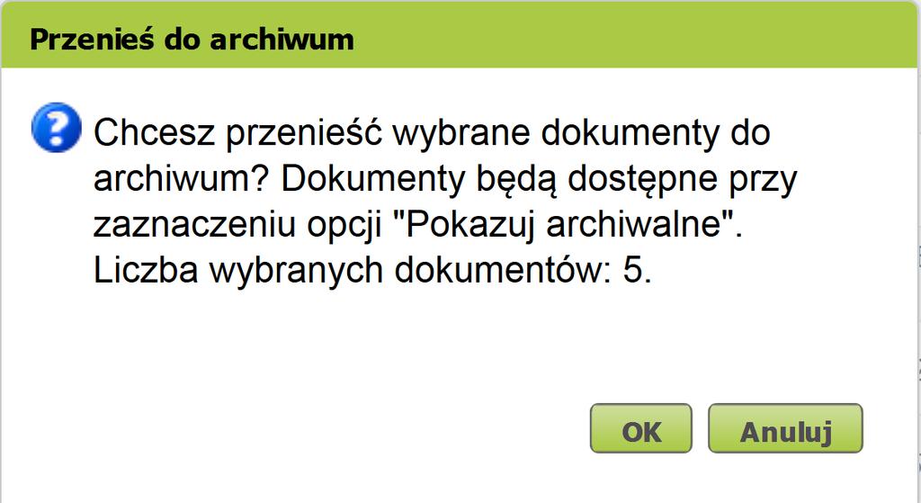 26 Pobranie dokumentów e-zla z PUE Po wyeksportowaniu danych, zwolnienie można przenieść do archiwum.