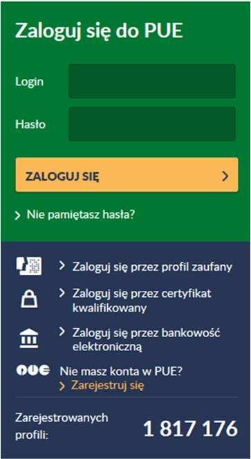 7 Jak założyć profil na PUE ZUS?