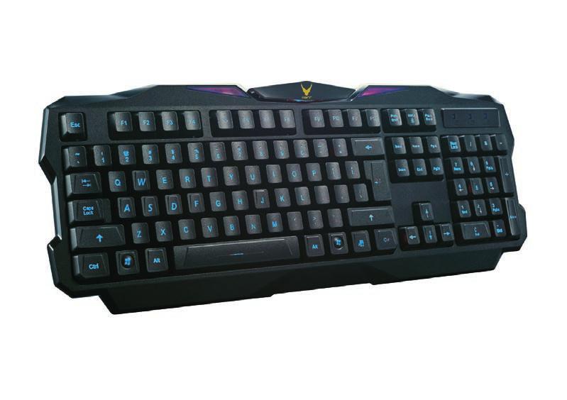 ILLUMINATED GAMING Comfortable Typing At Night Anti-slip Base For The Best Stability USB