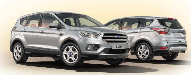 FORD KUGA Wersje wyposażenia Silniki 1.5 EcoBoost 120 KM (88 kw) 1.5 EcoBoost 150 KM (110 kw) 1.5 EcoBoost 176 KM (129 kw) 1.5 TDCi 120 KM (88 kw) 2.0 TDCi 120 KM (88 kw) 2.0 TDCi 150 KM (110 kw) 2.