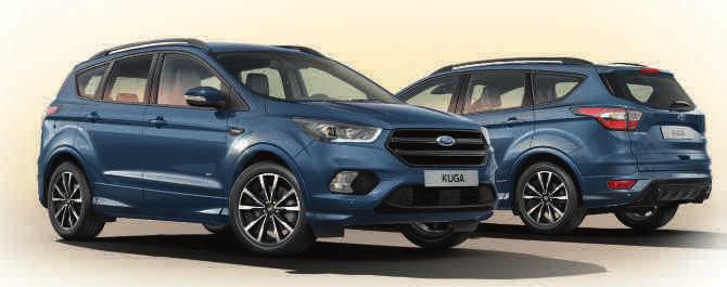 FORD KUGA Wersje wyposażenia Silniki 1.5 EcoBoost 120 KM (88 kw) 1.5 EcoBoost 150 KM (110 kw) 1.5 EcoBoost 176 KM (129 kw) 1.5 TDCi 120 KM (88 kw) 2.0 TDCi 120 KM (88 kw) 2.0 TDCi 150 KM (110 kw) 2.