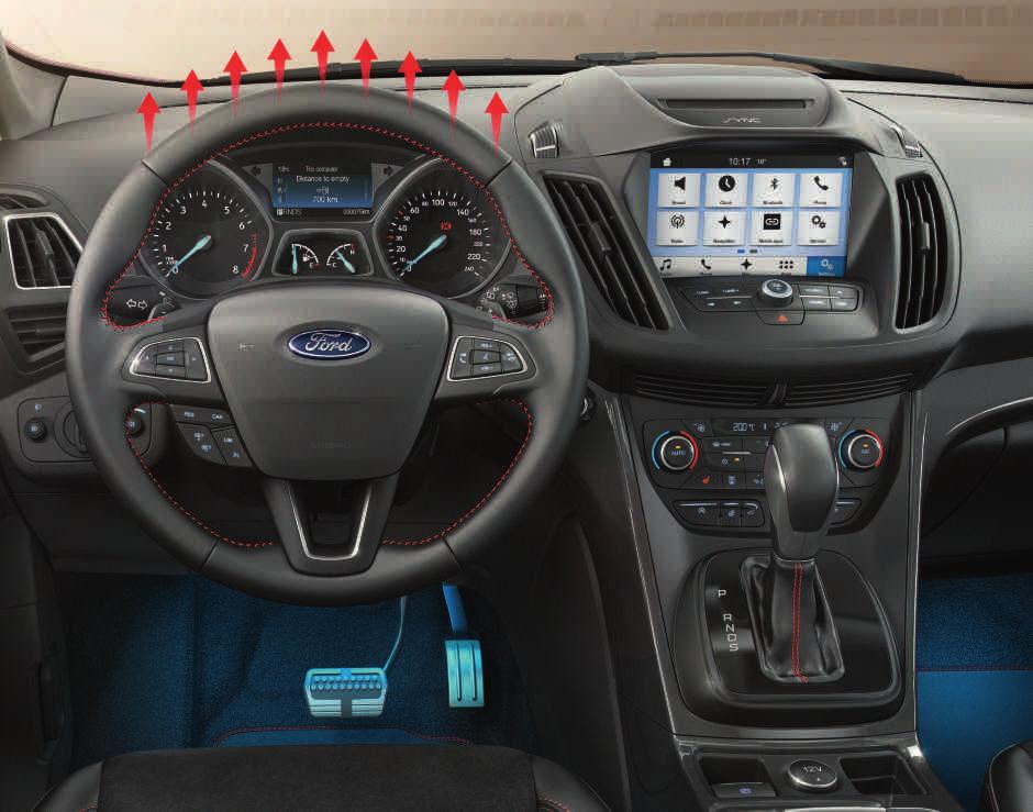 FORD KUGA Elementy wyposażenia wnętrza Odkryj jeszcze więcej wspaniałych funkcji.