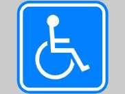 Kierujący autobusem przeznaczonym konstrukcyjnie do przewozu osób niepełnosprawnych: A. powinien zdjąć tablice oznaczające przeznaczenie pojazdu, jeŝeli nie przewozi osób niepełnosprawnych B.