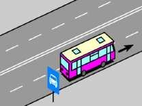 121.W tej sytuacji dopuszczalna prędkości autobusu wynosi : A. 100 km/h B. 80 km/h C. 70 km/h 122.
