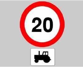 zabrania jazdy ciągnikiem rolniczym z prędkością przekraczającą 20 km/h C. dotyczy ciągnika rolniczego z przyczepą 129.