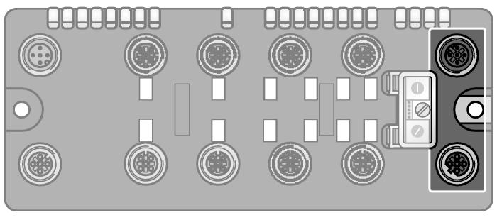 PROFIBUS-DP Przewód sieciowy (przykład): RSSW RKSW 455-2M nr kat. U0350 lub RSSW-RKSW455-2M nr kat.