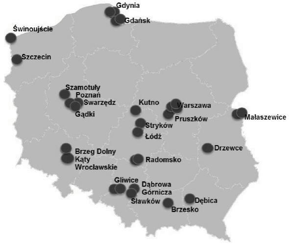 14 Ryszard Barcik, Leszek Bylinko W ostatnich latach można zauważyć wyraźny wzrost liczby przedsiębiorstw, które funkcjonują na rynku transportu intermodalnego.