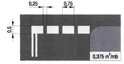 trójkątów Linia P-4 linia