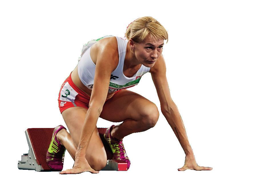 BARBARA BIEGANOWSKA 1500 m Europy 800 m (rekord świata) W Sydney na igrzyskach paraolimpijskich w 2000 roku