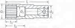 Nasadki, elementy napędowe /2" 2,5 20 74- TCS 50TX/54TX/7 75 x 50 x 40 mm, 7-elementowy 96 8 87 6 82 222,00 50aPSP Nr 50TX /2" a rozm. E0; E; E2; E4; E6; E8; E20; E24 Nr 54TX /2" a rozm.