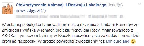 Rozpoznać go można po zdjęciu profilowym i napisie "napisz coś" (zaznaczony na zdjęciu czerwoną strzałką). Nasze posty mogą mieć różne formy.