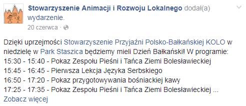 A tak post długi: Post ze zdjęciem Aby uatrakcyjnić naszą stronę na facebooku i zwiększyć ilość osób czytających nasze posty warto je publikować wraz ze zdjęciem, filmem lub grafiką.