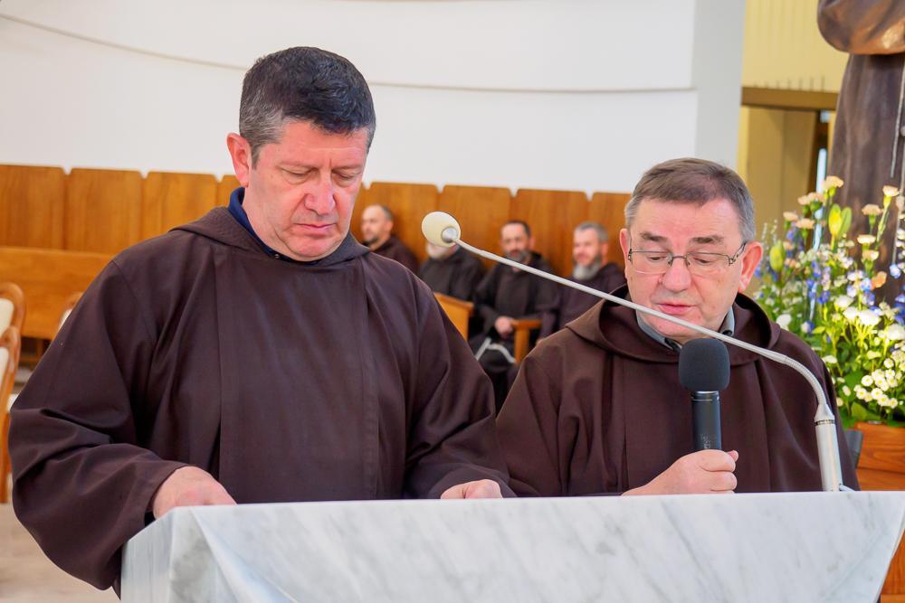 Br. Antonio Belpiede OFMCap wygłosił konferencję inaugurującą czuwanie.