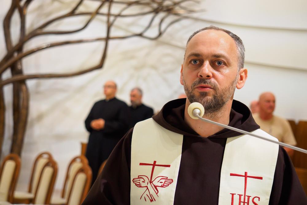 Br. Tomasz Żak OFMCap, Minister Prowincjalny - po powitaniu czcicieli św.