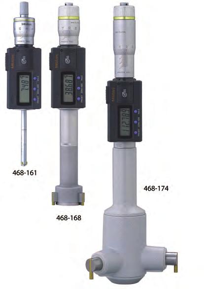 Średnicówki Holtest Digimatic Funkcje Seria 468 ZERO / ABS przełączane Auto wyłączanie (po 20 min.