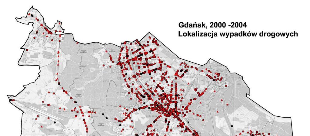 Niebezpieczne zachowania uczestników ruchu związane z nieprzestrzeganiem przepisów ruchu, w tym: jazda z nadmierną prędkością, nietrzeźwość użytkowników dróg, niski stopień stosowania urządzeń