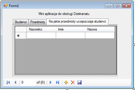 Rys. 20 Zakładka Na jakie przedmioty uczęszczają