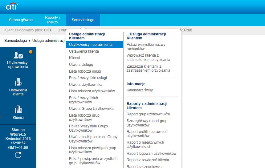 Po zatwierdzeniu zmian na nowym Użytkowniku, aby zakończyć zmiany, drugi Administrator bedzie musiał wykonać proces akceptacji