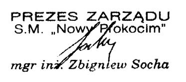 Kalwaryjska 9-15 w Krakowie WALNE ZGROMADZENIE SPÓŁDZIELNI MIESZKANIOWEJ NOWY PROKOCIM z następującym porządkiem obrad: 1. Otwarcie Zgromadzenia. 2. Wybór Prezydium Zgromad zenia. 3.