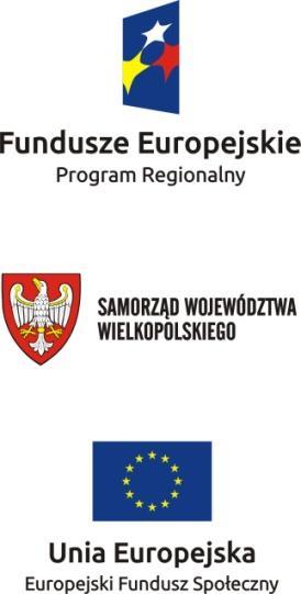 2 Kolejność znaków Znak Funduszy Europejskich umieszczasz zawsze z lewej strony, natomiast znak Unii Europejskiej z prawej.