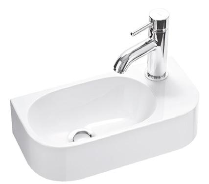 ELARA II UMYWALKA MEBLOWA /NABLATOWA / WISZĄCA VANITY / COUNTERTOP / WALL-MOUNTED WASHBASIN Index: P_U_026_02_00 0 200 100 - Meblowa / Vanity - Wisząca / Wall-mounted Z otworami lub bez otworów