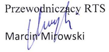 Najlepszy wynik TS-2 Wiesław Głowacz - 98 Najlepszy wynik TS-9 Henryk Salbert - 89 Skład sędziowski Sędzia główny: Obserwator ŚZSS K-ce Kierownik Zawodów: Przewodniczący Komisji Klas.